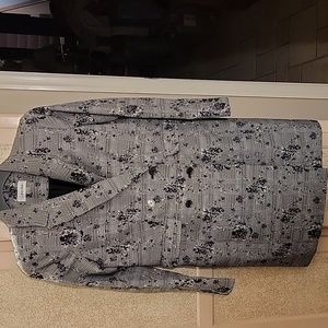 Calvin Klein Plaid Floral Jacket